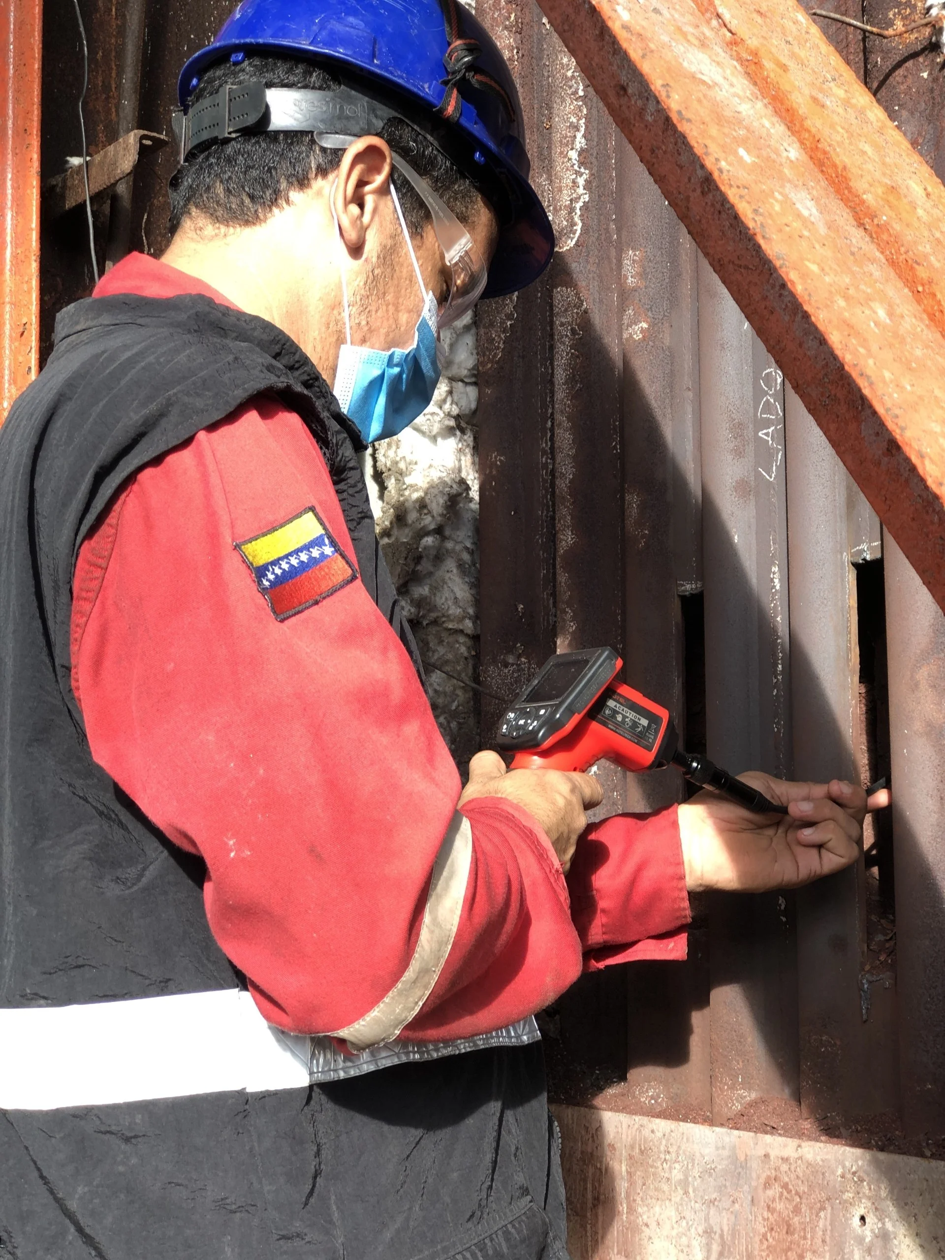 Inspección con boroscopia