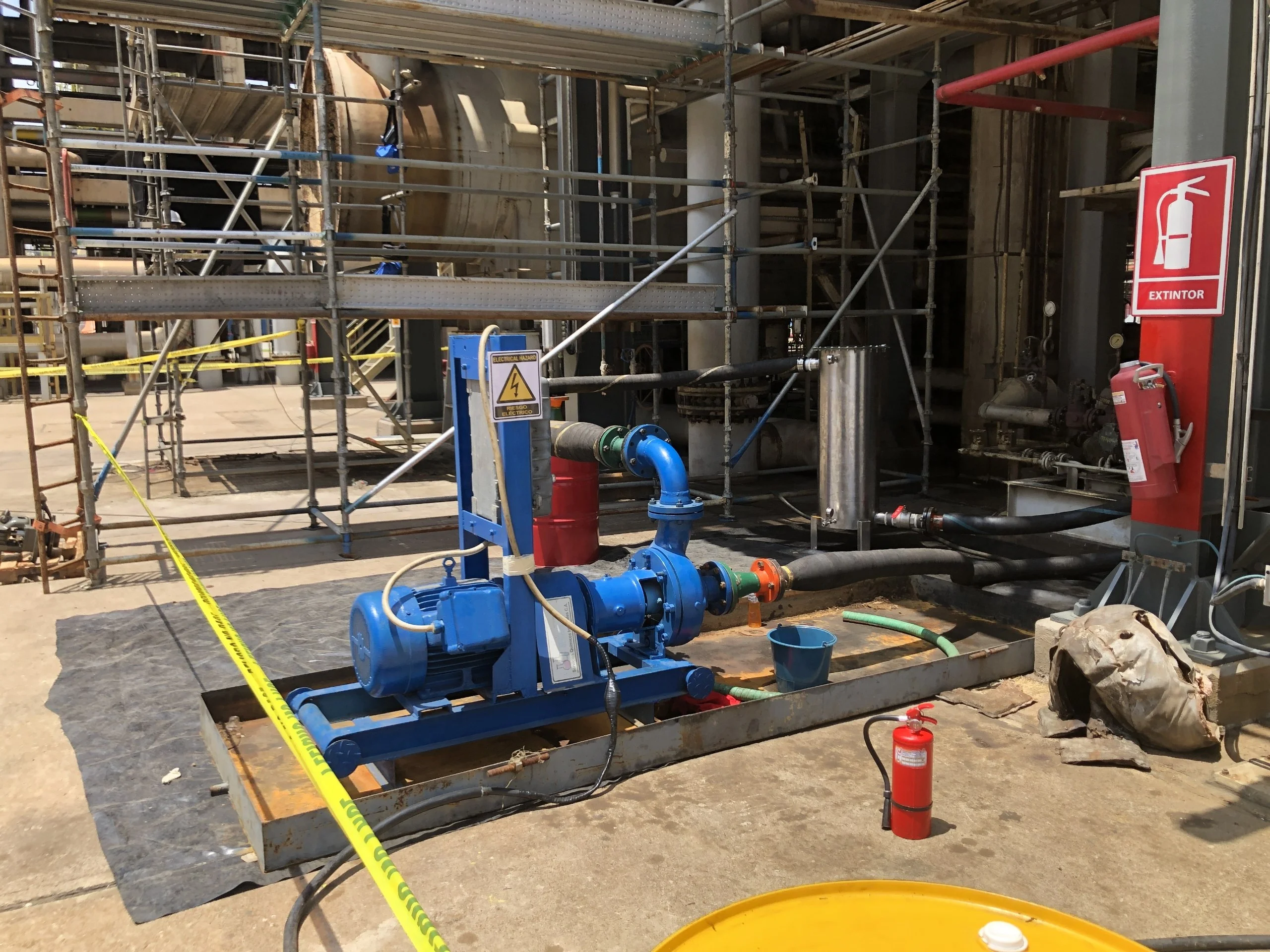 Flushing en turbocompresores