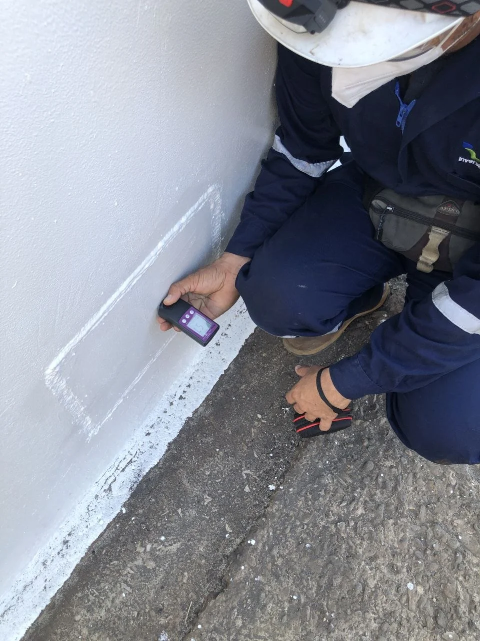 Inspección de espesores de revestimiento