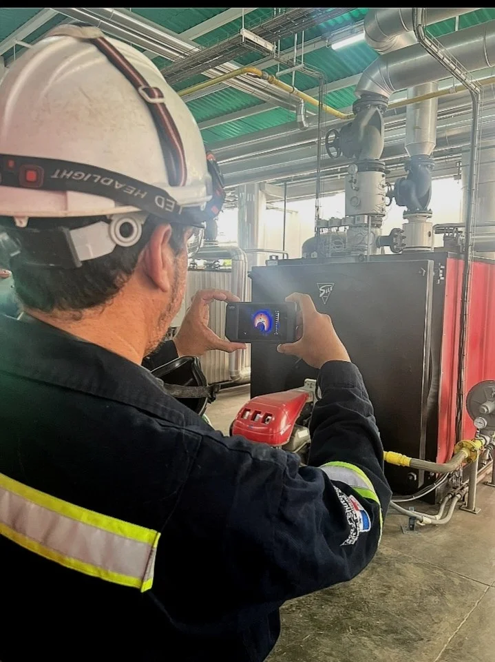 Termografia industrial en proceso medico